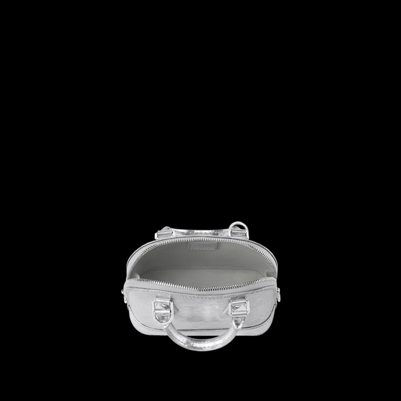 Louis Vuitton Nano Alma Silver Bag For Women M82682- 7.1 Inches / 18 cm