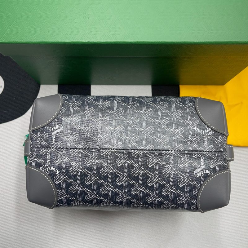Goyard Bowling 25 Toiletry Bag Navy Blue/Black/Brown For Women‎ 9.4in/24cm BOWLIN025TY01CL03P