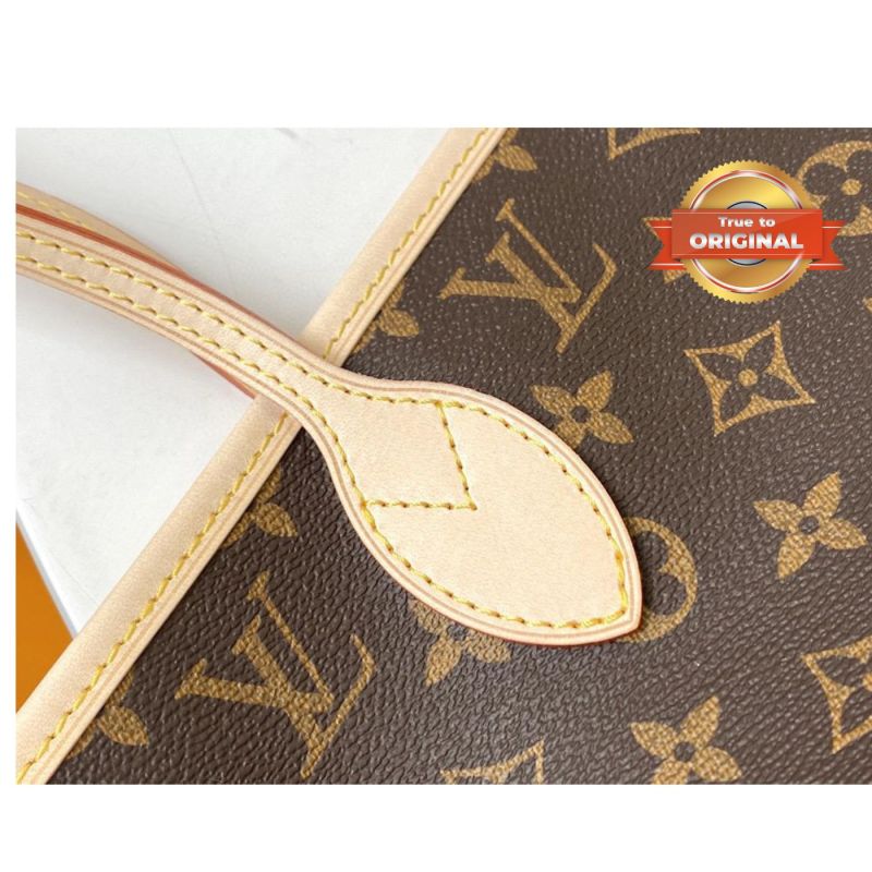 [True-to-ORIGINAL] Louis Vuitton Neverfull MM Tote Bag Monogram Canvas Brown For Women 12.6in/32cm LV M40995