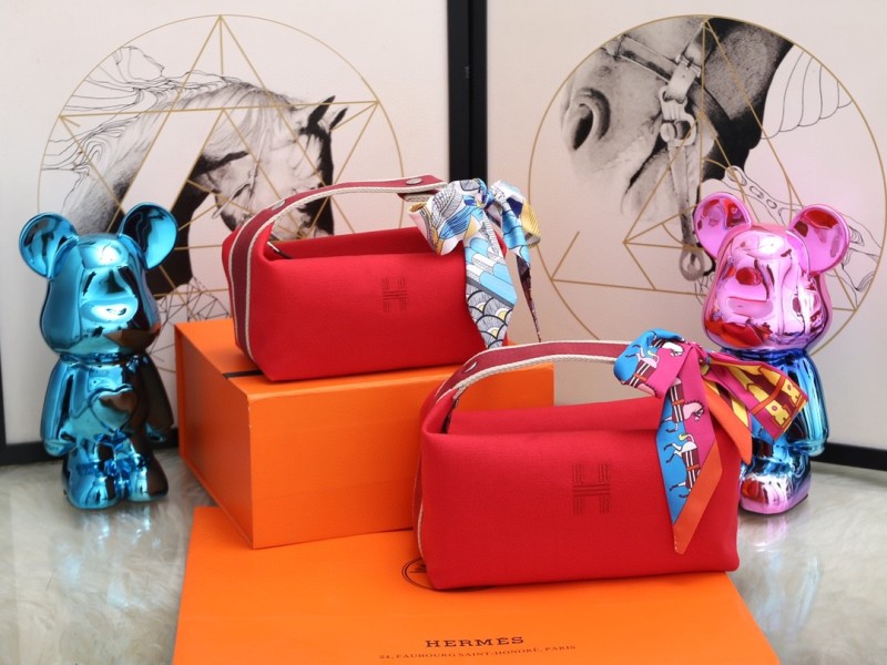 Hermes Bride A Brac Case Red Bag For Women, Women’s Handbags, Shoulder Bags 9.8in/25cm