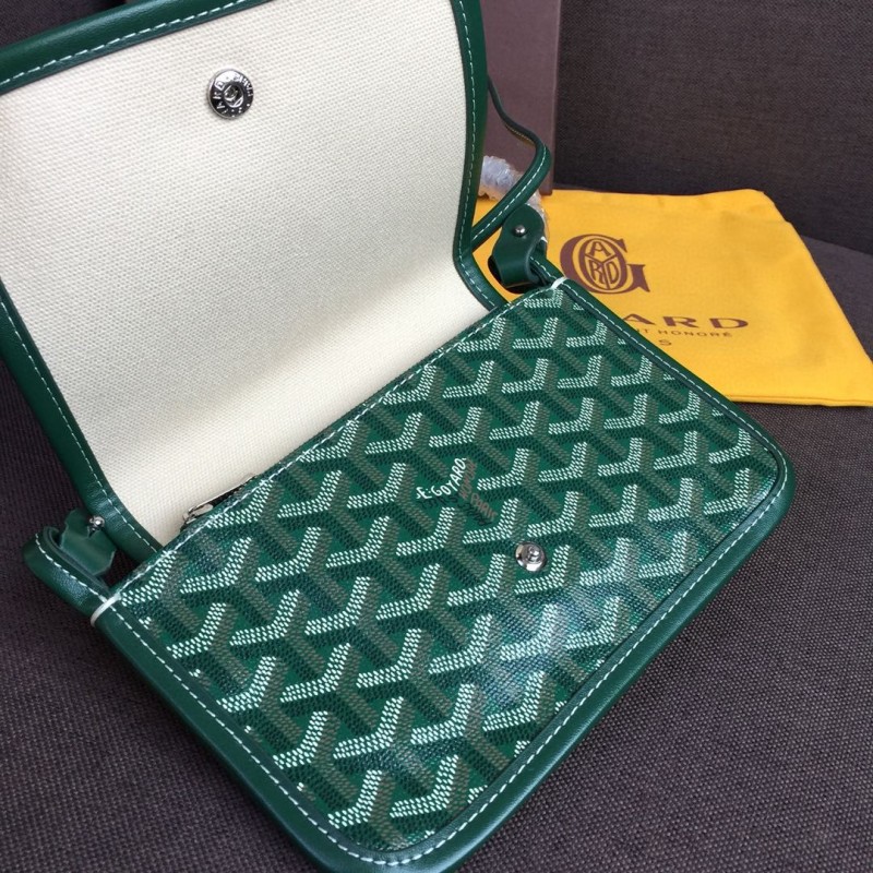 Goyard Plumet Pocket Wallet Green For Women‎ 8.1in/20.5cm PLUMETPMLTY09CL09P