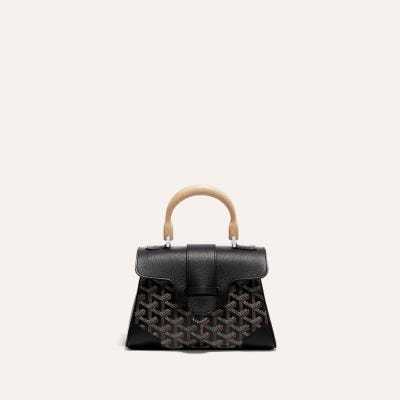 Goyard Saïgon Souple Mini Bag Black For Women‎ 7.9in/20cm SAIGONMINTY01CL01P