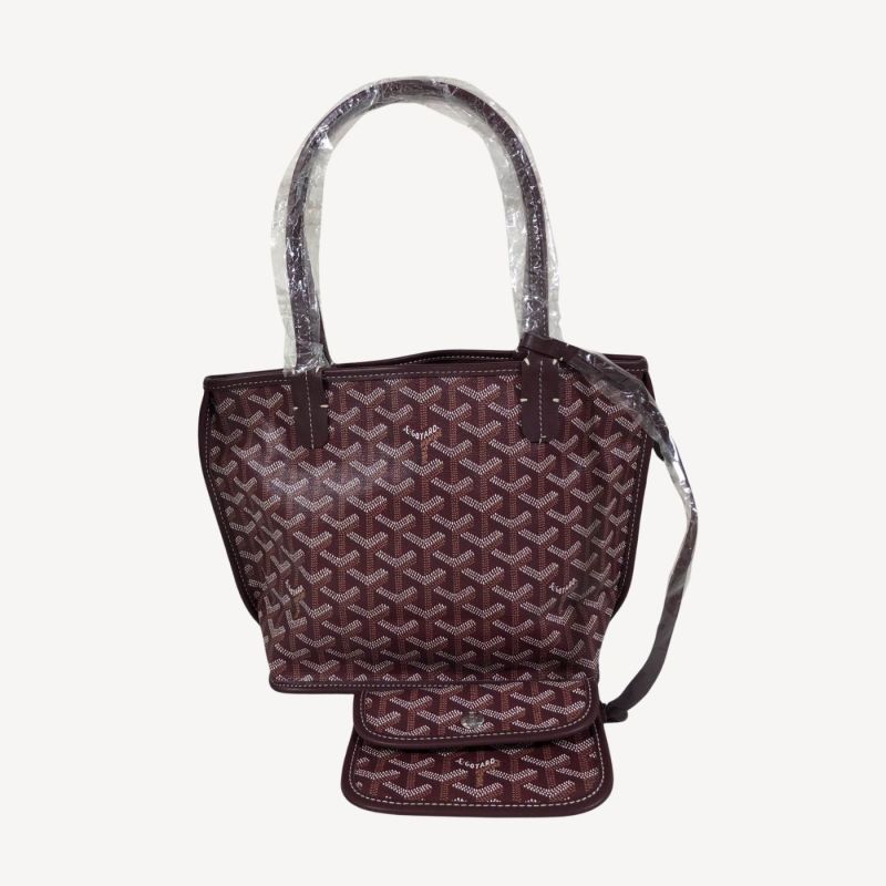 Goyard Anjou PM Bag Burgundy For Women‎ 7.9in/20cm