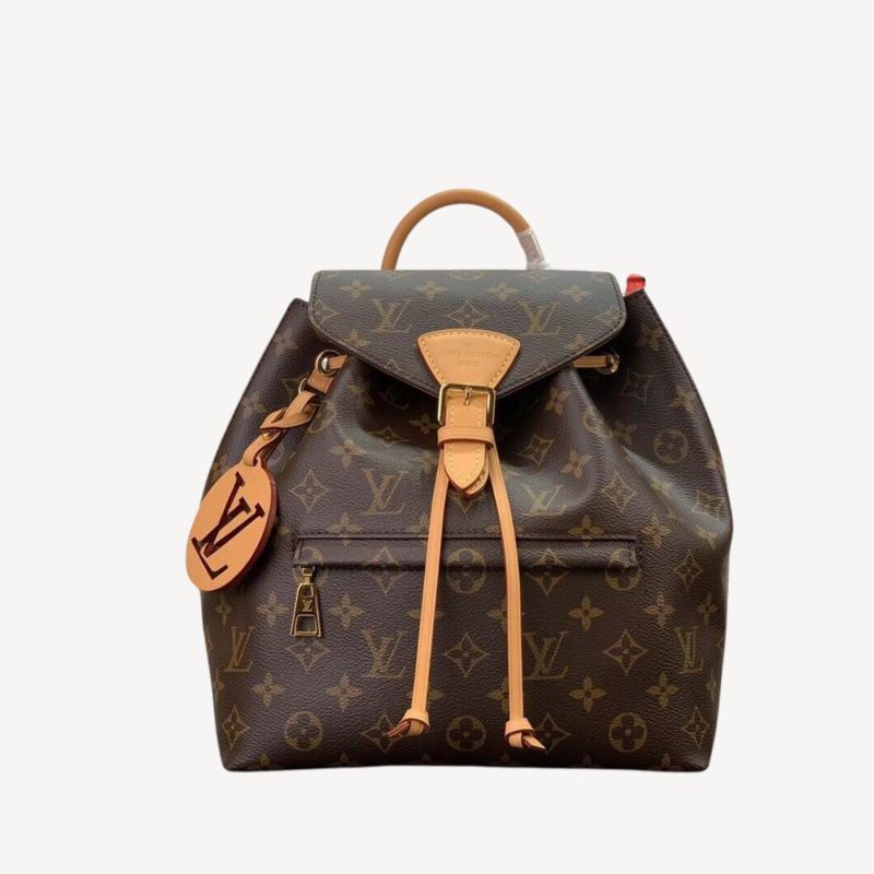 Louis Vuitton Montsouris Backpack Beige For Women 33 cm/ 13 in M45501