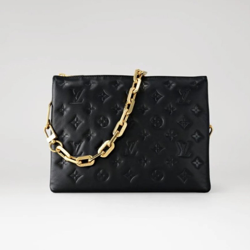 [True-to-ORIGINAL] Louis Vuitton Coussin PM Monogram Black Bag For Women 26cm/10.2 In