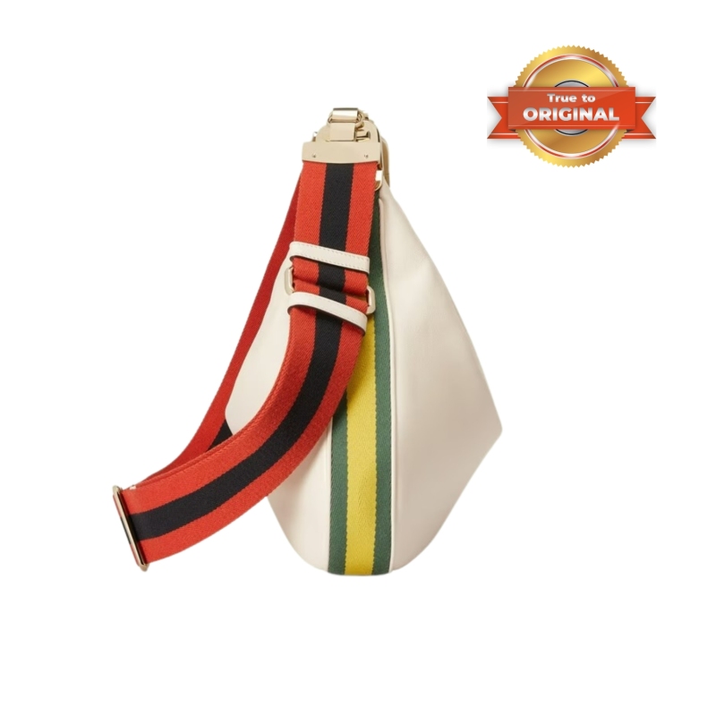 [True-to-ORIGINAL] Gucci Atache Large Shoulder Bag White For Women 13.8in/35cm GG‎ ‎‎702823 UXWBG 9109