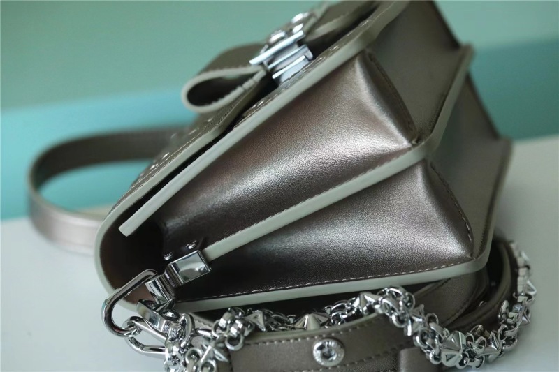 Louis Vuitton Mini Dauphine Silver For Women‎ 7.9in/20cm