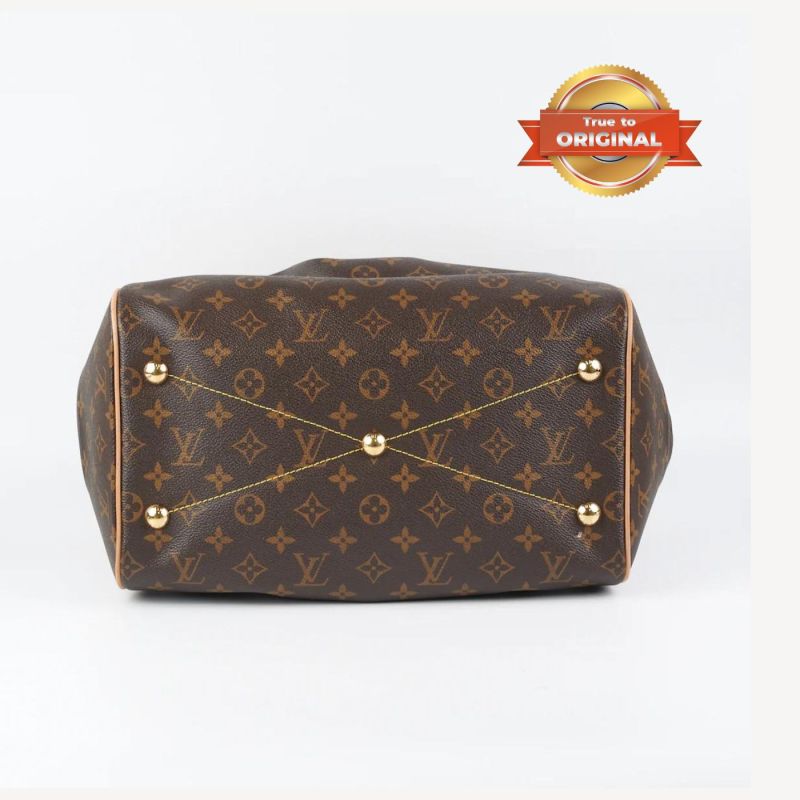 [True-to-ORIGINAL] Louis Vuitton Tivoli PM Bag Monogram Canvas Brown 14.2in/36cm For Women LV M40143