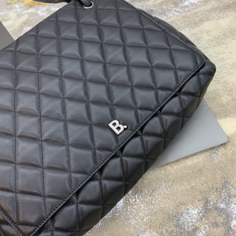 Balenciaga Touch B. Shoulder Bag Quilted Large In Black For Women 14n/36cm