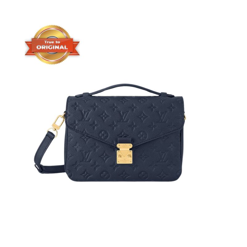 [True-to-ORIGINAL] Louis Vuitton Pochette Métis Navy Blue For Women 25cm/9.8in – M47142