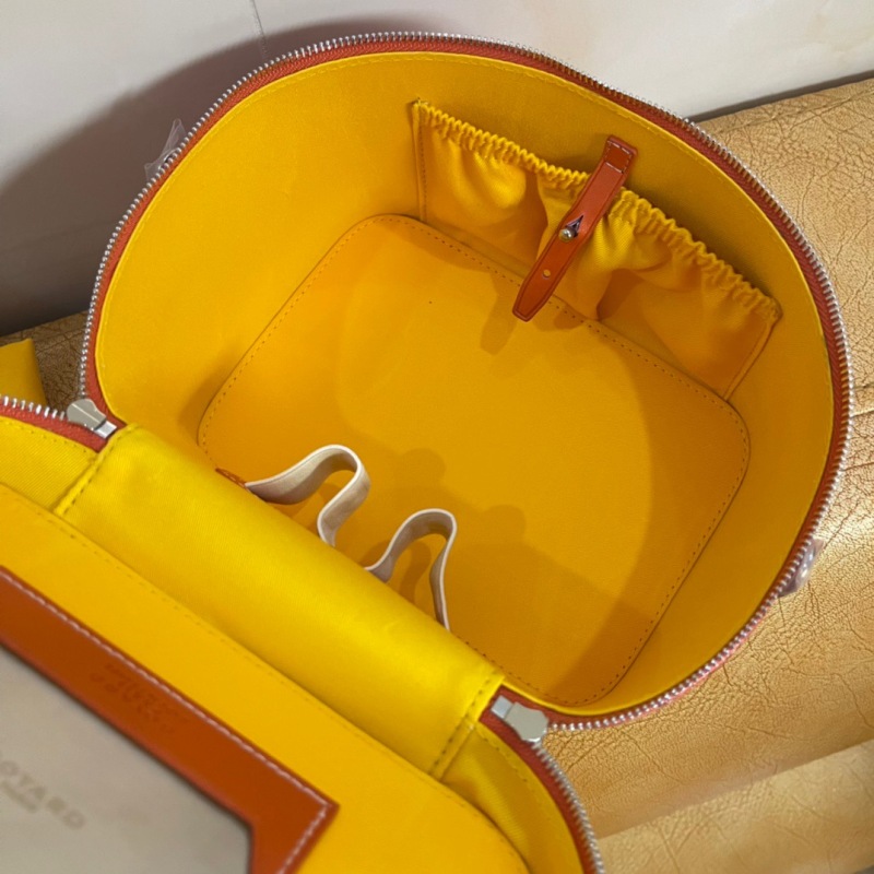 Goyard Muse Vanity Case Yellow/White/Orange For Women‎ 7.9in/20cm MUSEVAPMLTY01CL03P