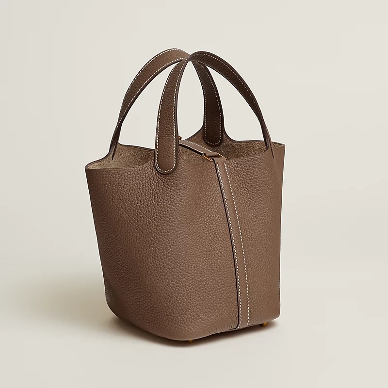 Hermes Picotin Lock 18 Bag Brown For Women 7.1in/18cm H056289CC18