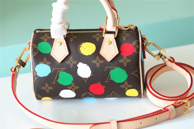 Louis Vuitton LV x YK Nano Speedy Bag Brown For Women 16 cm/ 6.3 in M81979