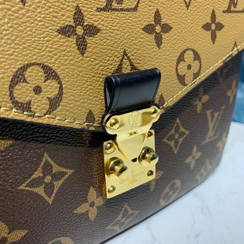 Louis Vuitton Pochette Metis Monogram Reverse Canvas For Women, Women’s Handbags, Shoulder And Crossbody Bags 9.8in/25cm LV M44876