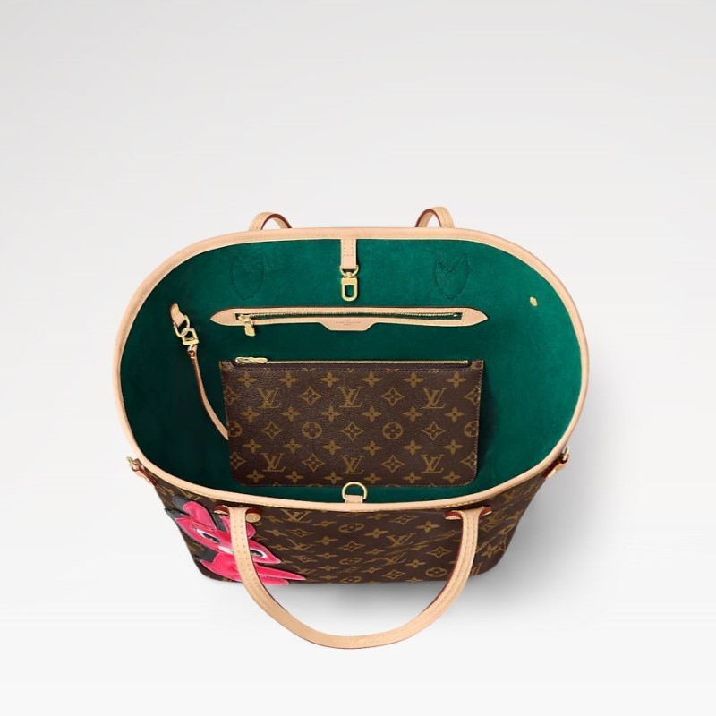 Louis Vuitton Neverfull MM Monogram Brown For Women M47200 31cm/12.2inch