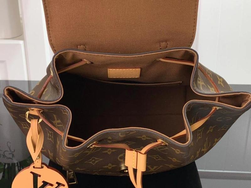 Louis Vuitton Montsouris Backpack Beige For Women 33 cm/ 13 in M45501