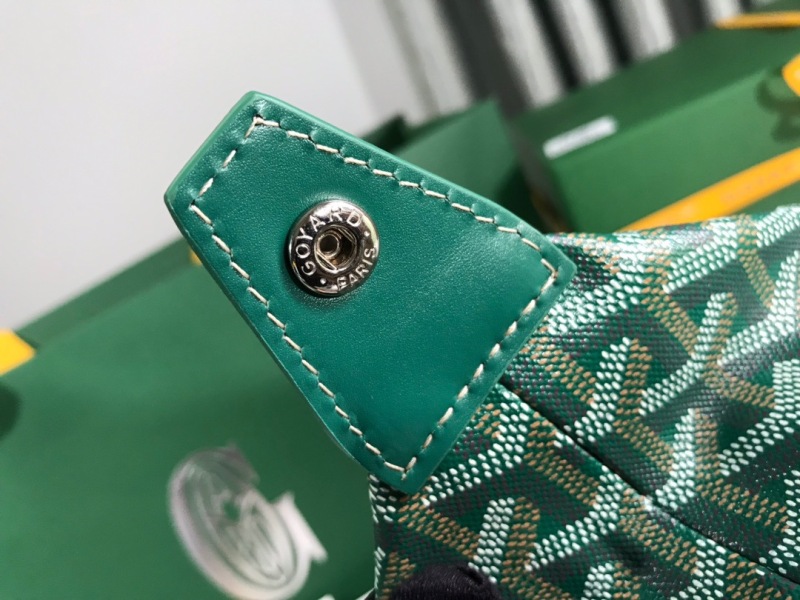 Goyard Bowling 25 Toiletry Bag Green/Yellow For Women‎ 9.4in/24cm BOWLIN025TY01CL03P