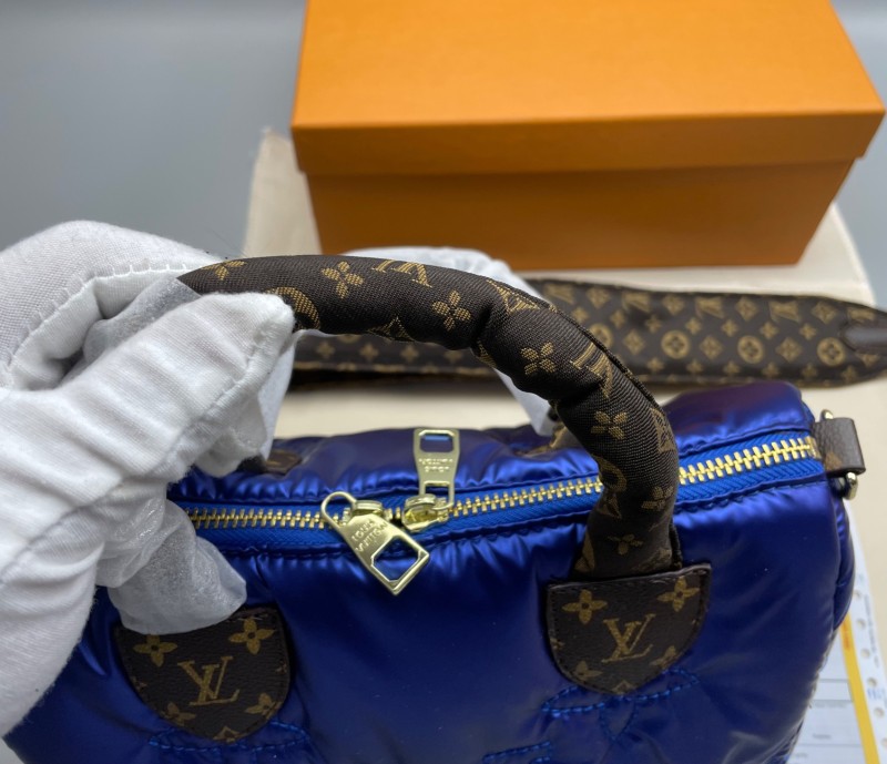 Louis Vuitton Speedy Bandoulière 25 Bag Blue For Women‎ 9.8n/25cm