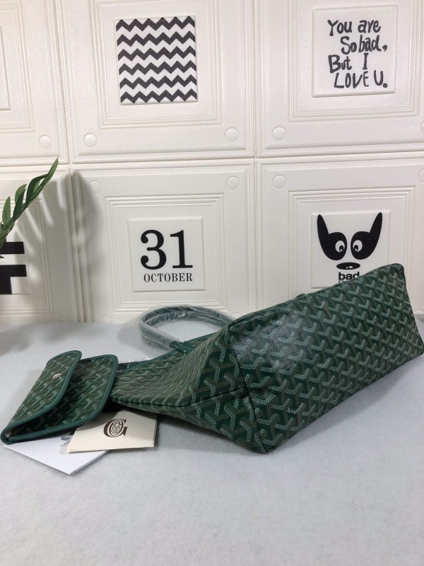 Goyard Saint Louis Gm Bag Green For Women‎ 15.7in/40cm STLOUIGMLTY09CL09P