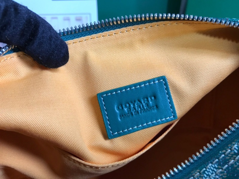 Goyard Bowling 25 Toiletry Bag Green/Yellow For Women‎ 9.4in/24cm BOWLIN025TY01CL03P
