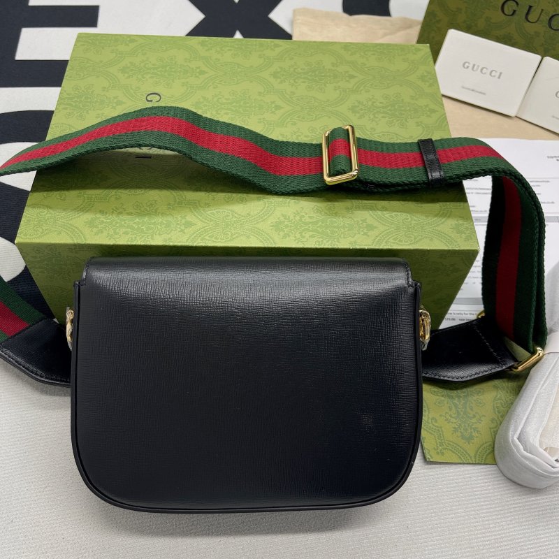Gucci Horsebit 1955 Mini Bag Black For Women, Women’s Bags 8in/21cm GG 658574 18YSG 1060