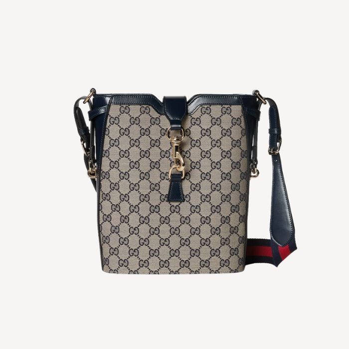 Gucci Original GG Small Bucket Bag Beige For Women 10.4in/26.5cm 782919 FADAC 8559