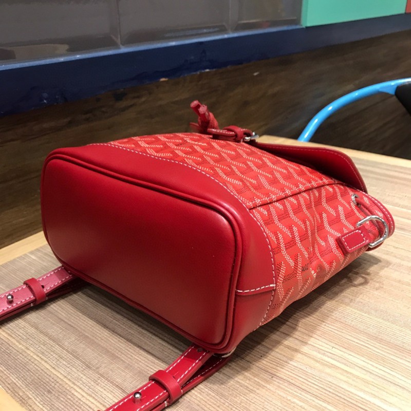 Goyard Alpin Mini Backpack Brugundy/Red/Blue For Women‎ 9.1in/23cm ALPIN2MINTY33CL33P