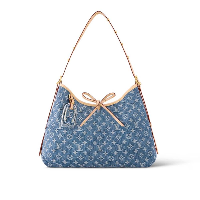 Louis Vuitton CarryAll MM Blue Denim For Women M46855 – 15.4 Inches / 39 Cm