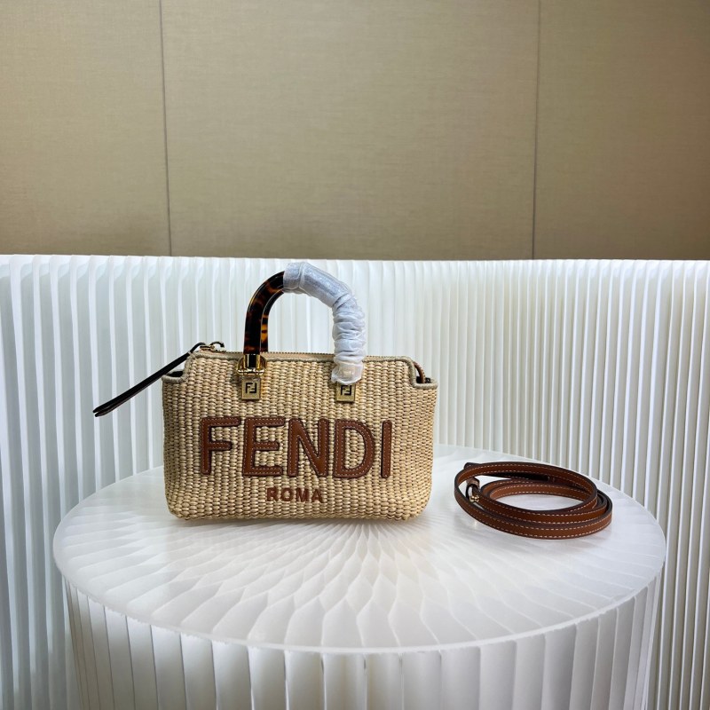 Fendi Anws By The Way Mini Bag Brown For Women 18cm / 17.1in