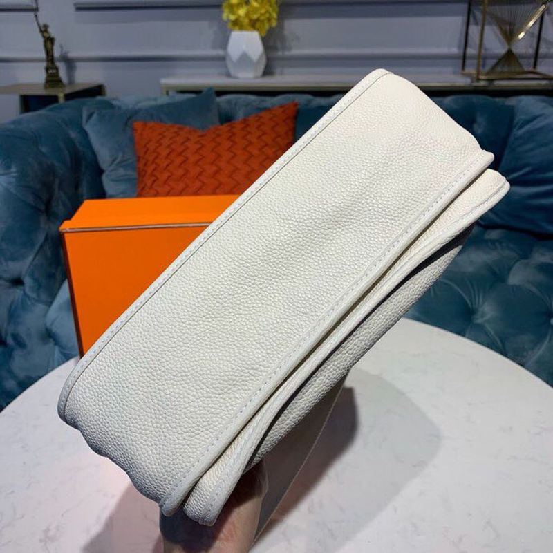 Hermes Evelyne III GM Bag White For Women 11.4in/29cm