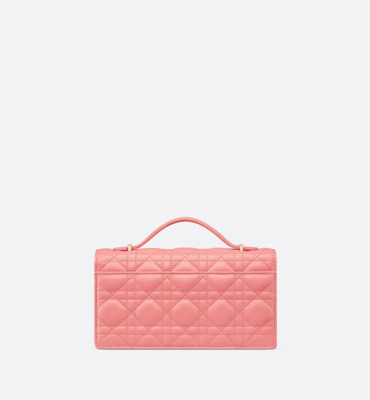 Christian Dior Miss Dior Mini Pink Bag For Women S0980ONMJ_M89P- 8.5 Inches/ 21 Cm
