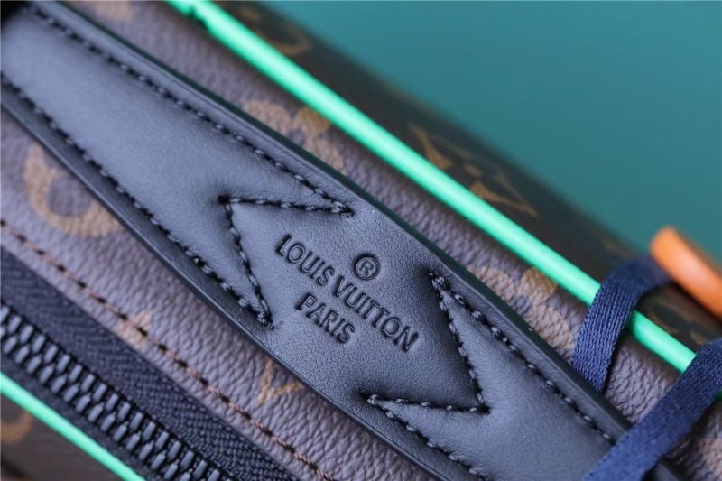 Louis Vuitton S-Lock Messenger Monogram Macassar By Virgil Abloh’s  Minty Green For Men, Men’s Bags, Shoulder And Crossbody Bags 8.7in/22cm LV M46246