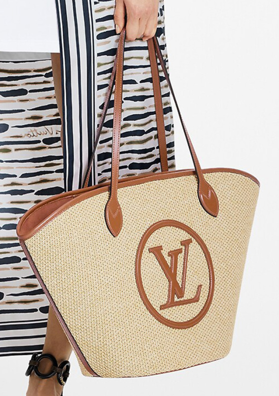 Louis Vuitton Saint Jacques Raffia Brown For Women 22.4in/57cm LV M59963
