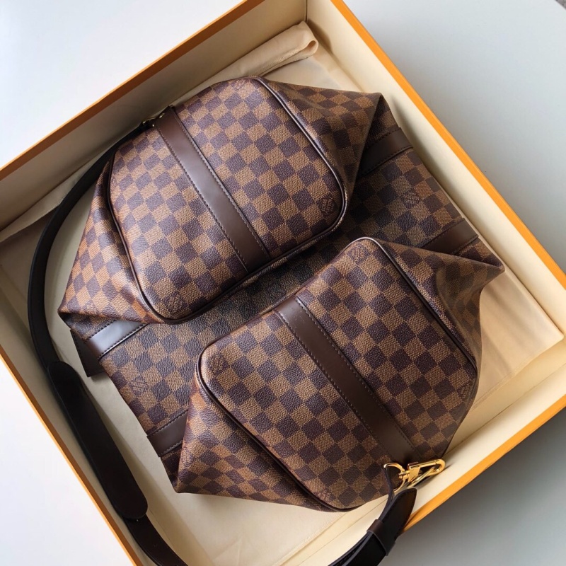 Louis Vuitton Keepall Bandoulière 45 Damier Ebene Canvas 17.7in/45cm LV N41428