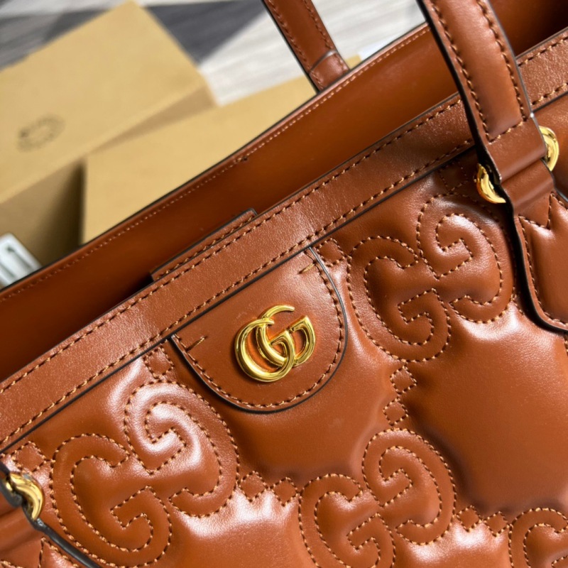Gucci GG Medium Tote Brown For Women, Women’s Bags 15in/38cm GG ‎‎631685 UM8IG 2546