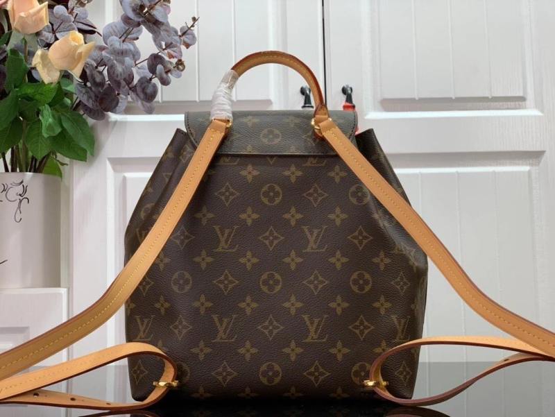 Louis Vuitton Montsouris Backpack Beige For Women 33 cm/ 13 in M45501
