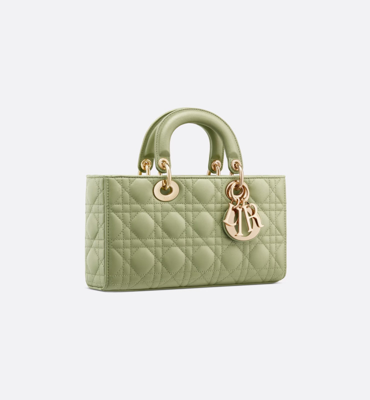 Dior Medium Lady D-Joy Bag Ethereal Green Cannage For Women M0540ONGE_M73H