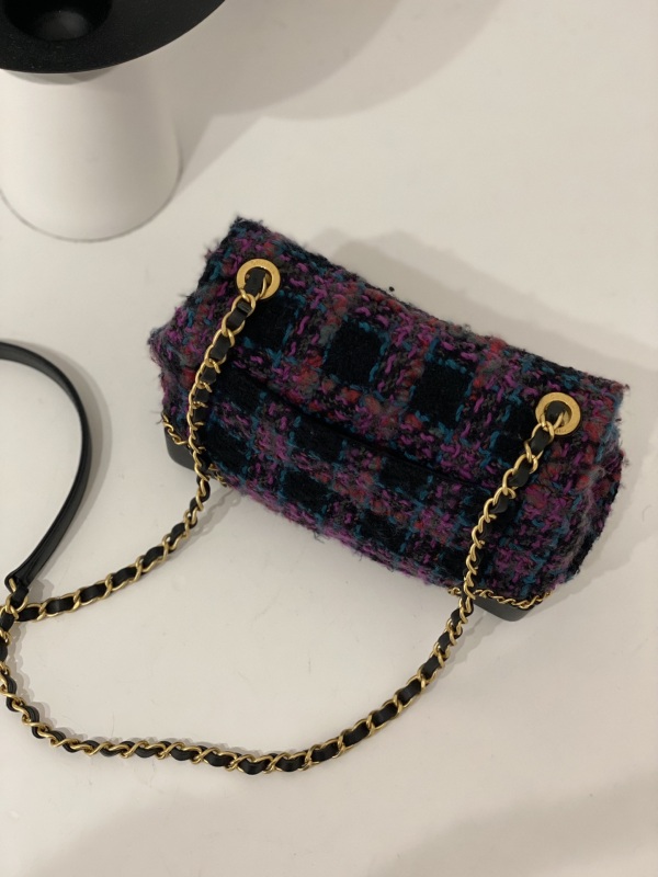 Mini Flap Bag Purple For Women 5.5in/14cm AS3572