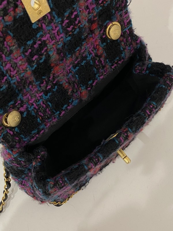 Mini Flap Bag Purple For Women 5.5in/14cm AS3572