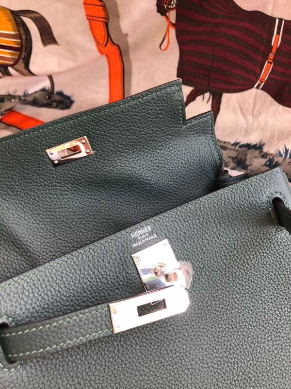 Hermes Kelly Danse II Bag Swift Yellow/Black/Brown/Pink/Red For Women 22cm / 8.7in