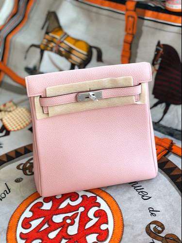 Hermes Kelly Danse II Bag Swift Yellow/Black/Brown/Pink/Red For Women 22cm / 8.7in