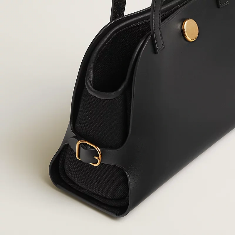 Hunter Calfskin, Swift Calfskin, and Military Canvas Handbag