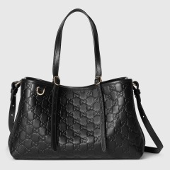 black GG leather