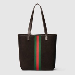 dark brown suede