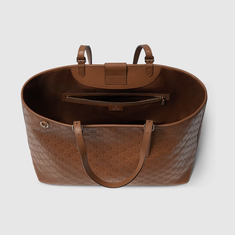 Gucci GG Emblem large tote bag