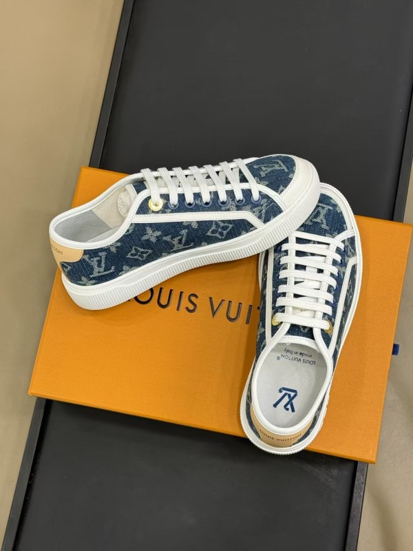 LOUIS VUITTON ルイヴィトン LV ラグーン スニーカー ブルー スーパーコピー