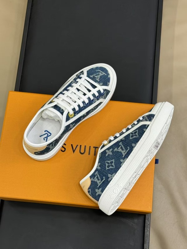 LOUIS VUITTON ルイヴィトン LV ラグーン スニーカー ブルー スーパーコピー