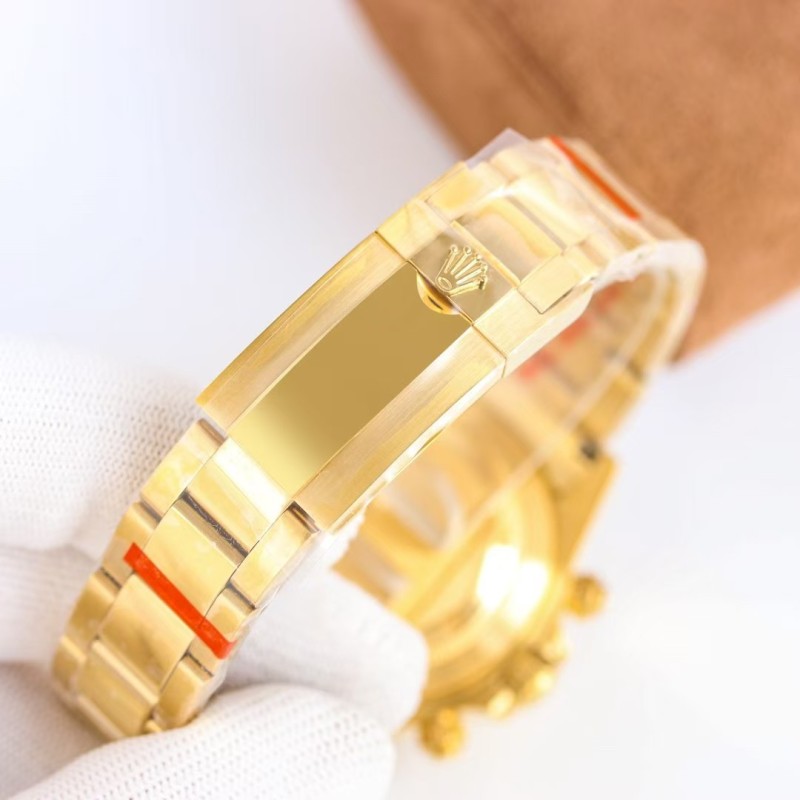 スーパーコピー品 ROLEX ロレックス 時計 コスモグラフ デイトナ 126508 ブラック 文字盤 イエローゴールド YG 自動巻き 防水 クロノグラフ スモールセコンド ROLEX メンズ 腕時計