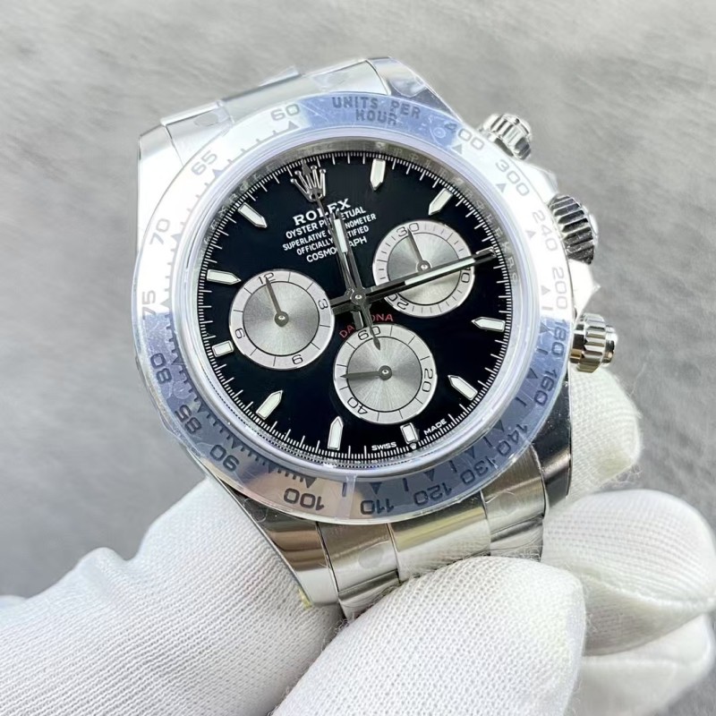 スーパーコピー品 ROLEX ロレックス コスモグラフ デイトナ 自動巻腕時計 オイスター、40 mm、ホワイトゴールド M126509-0001