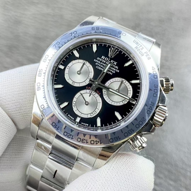 スーパーコピー品 ROLEX ロレックス コスモグラフ デイトナ 自動巻腕時計 オイスター、40 mm、ホワイトゴールド M126509-0001